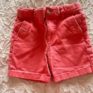 4t boys Vineyard Vines coral chino shorts